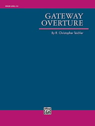 Gateway Overture Concert Band sheet music cover Thumbnail